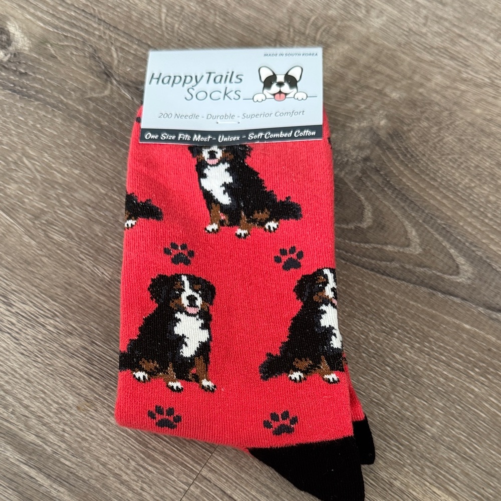 BWT Bernese Mountain Dog Socks